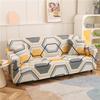 1 /2 /3 /4 Seater Geometry Sofa Cover Stretch Spandex L Shape Sofa Covers Cartoon Chaise Longue Couch Slipcover Furniture Protector