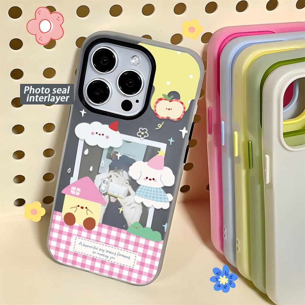 Malt telefondeksel til iPhone 15 11 13 14 for 15 16 Pro Max 12 13 16 Pro Søtt Fasjonabelt Morsomt Lanyard-telefondeksel Siste Toppselgende Anbefalinger