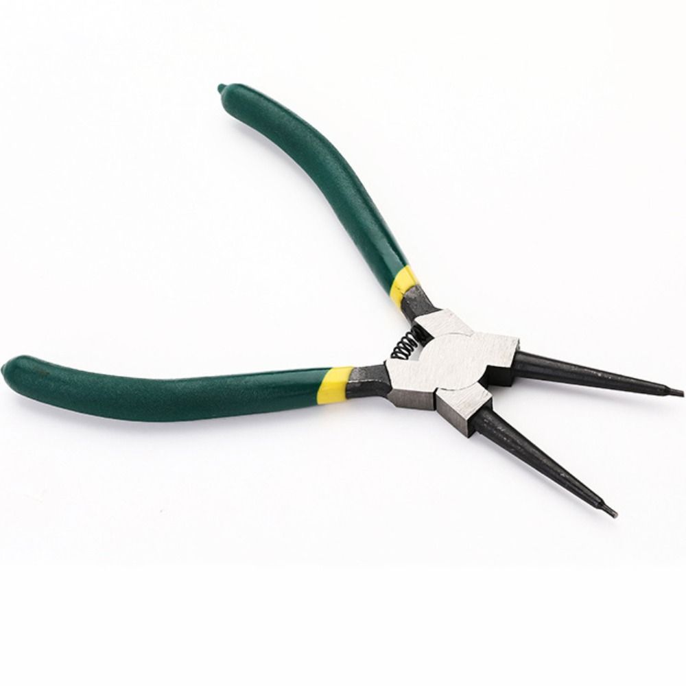 4pcs/set Sturdy Retaining Ring Plier 7 Inches Straight Bent Pliers Circlip Plier Set Furniture