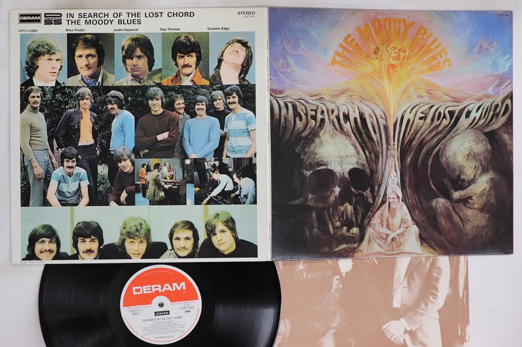 LP Record MOODY BLUES - In Search Of The Lost Chord L20P1041 DERAM 1982 Japan Rock Used