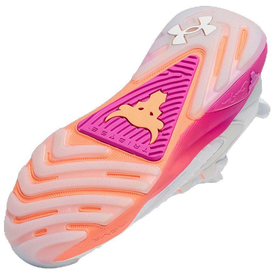 Under Armour Project Rock 7 White Vivid Magenta Women Sneakers 3027601-101