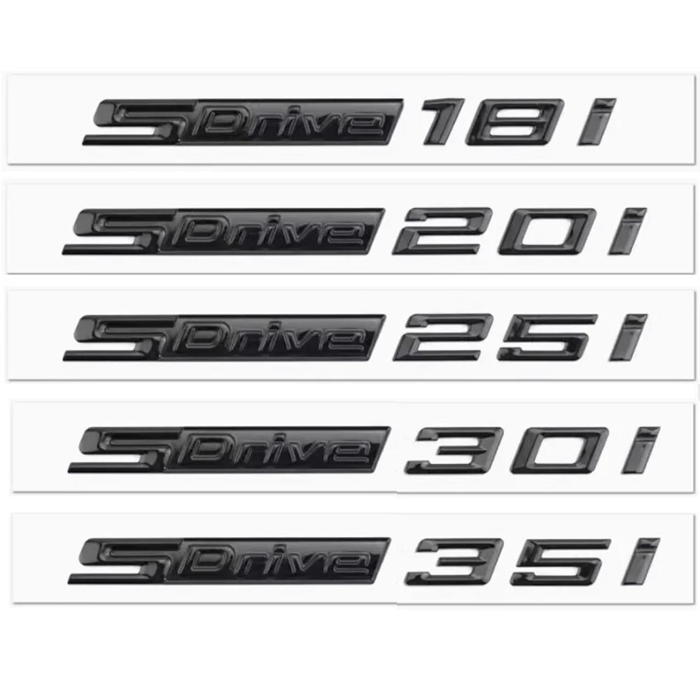 New SDrive 20i 25i 28i 30i 35i 40i 50i 20d 30d 35d 40d 50d Car Rear Trunk Fender Emblem Badge Sticker For X1 X3 X4 X5 X6 X7