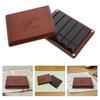 ifundom Alto Saxophone Reed Case, Double Opening, Wooden, Shockproof, Waterproof, Reed Storage Box, Lightweight, Portable, Also Suitable for
