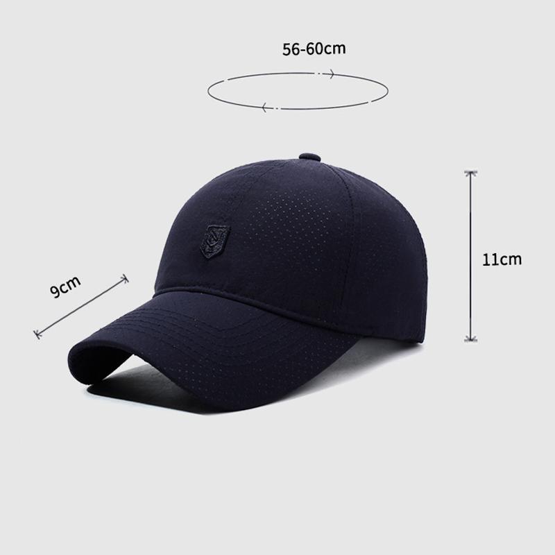 Summer Embroidered Letter Baseball Cap Quick-Drying Hat Men Outdoor Breathable Sunshade Hat