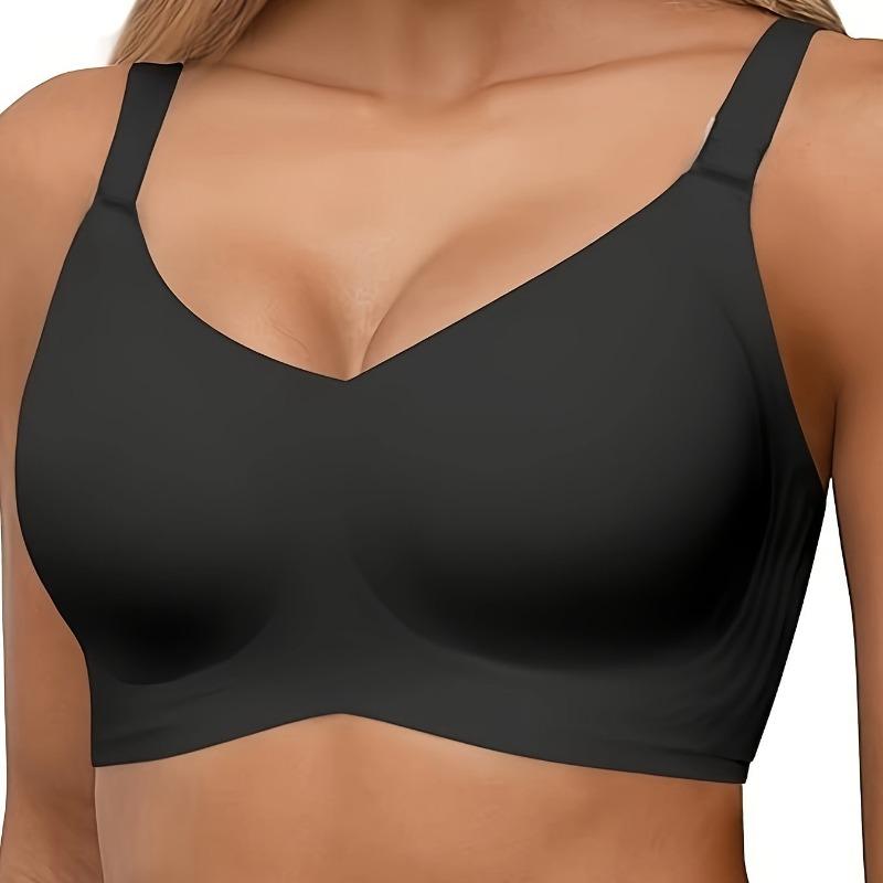 Seamless Naked Feeling, Comfortable Fixed Cup Underwear for Women Anti-sagging Breast-retracting No-wire Bra