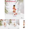 Santa Claus Reindeer Snowman Wooden Tabletop Ornament For Holiday Scene Setting