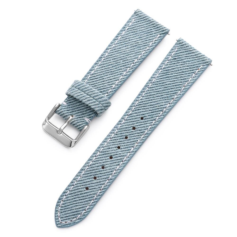 Nylon Leather Watch Band 18mm20mm 22mm Black Gray Brown Canvas Universal Soft Watchband Business for Men Women Watch Accessories