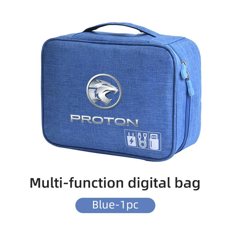Tragbarer Kabelorganisator Wasserdichte Aufbewahrungstasche Digitale Kabeltasche Für Proton Exora Iriz R3 Wira Saga Satria Magma X50 V6 X70 L3