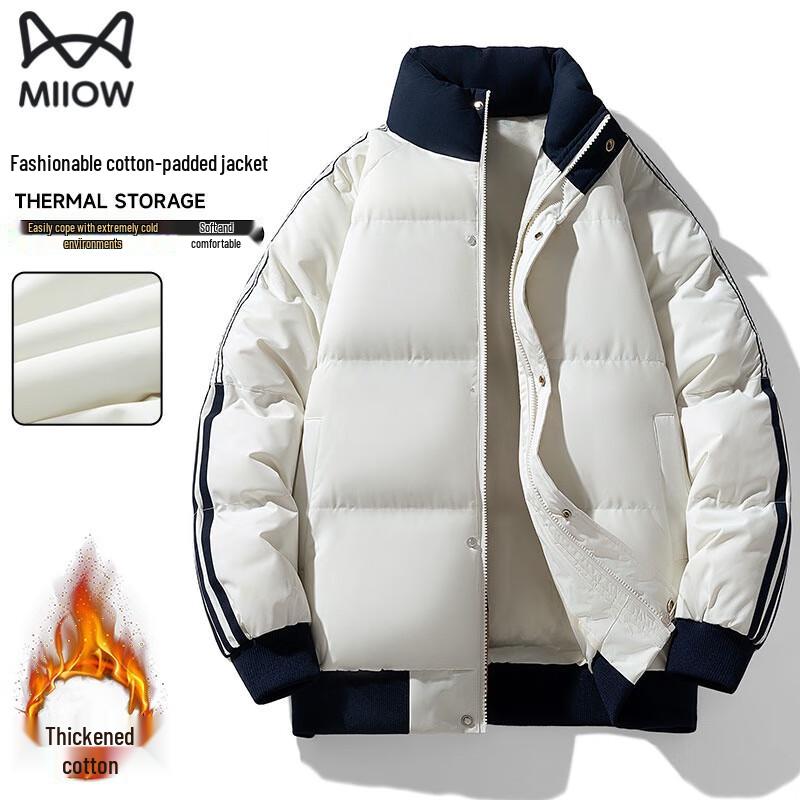 MiiOW Men s Winter Stand-Collar Padded Jacket 2XL
