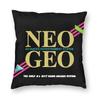 Neo Geo Yin Yang Grayscale Pillowcase Printed Polyester Cushion Cover Decor Snk Game Throw Pillow Case Cover Home Zippered X
