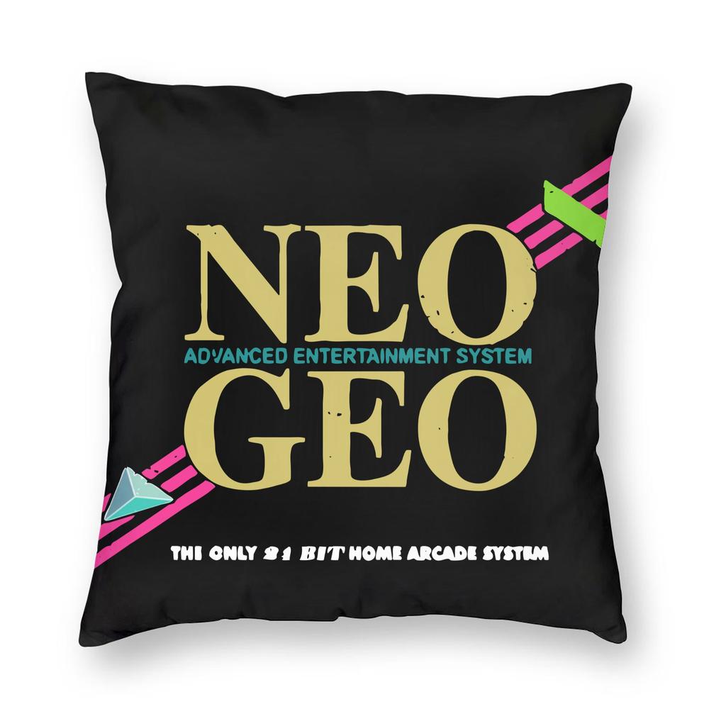 Neo Geo Yin Yang Grayscale Pillowcase Printed Polyester Cushion Cover Decor Snk Game Throw Pillow Case Cover Home Zippered X
