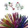 100pcs Pipe Cleaners, Pipe Cleaners for Crafts, Craft Supplies Multicolor Chenille Stems for Art&Craft Christmas DIY Projects