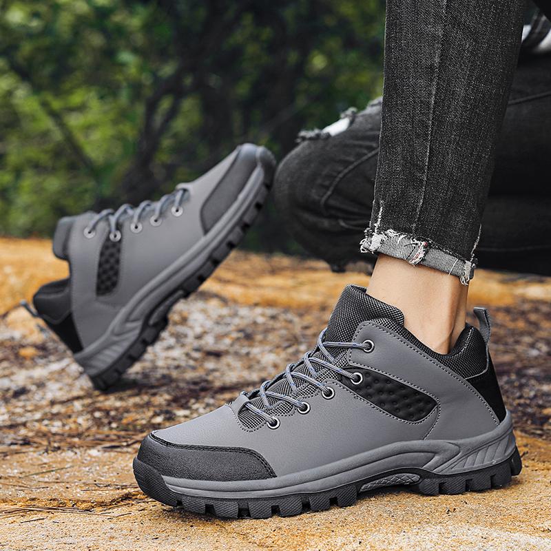 Men's Boots Men Hiking Boots Outdoor Work Shoes Puncture Resistant Safety Boots Men's Non-slip Sneakers Men's Casual Ankle Boots