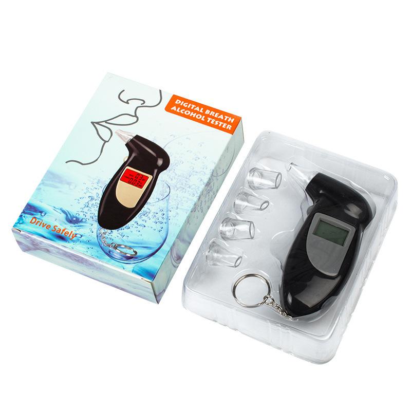1PC Car Alcohol Tester Car Blowing Display Detector Portable Driving Self-Test Breath Home