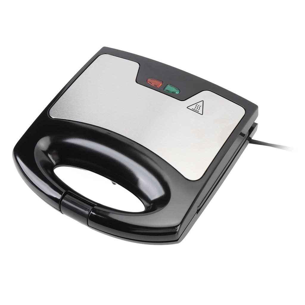 Máquina para hacer wafles eléctrica de 800 W, placa antiadherente, ahorro de espacio, compacta, pequeña parrilla eléctrica, ideal para