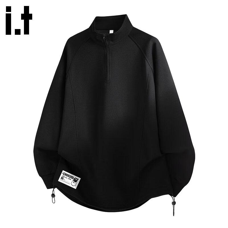 CHOCOOLATEit Men s American Style Half-Zip Sweatshirt 2XL