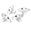 4PCS RC Replica Brake Calipers Aluminum Alloy Brake Calipers for TRAXXAS UDR 17 RC CarSilver