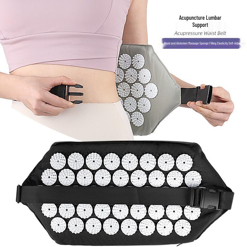 Acupuncture Adjustable Lumbar Support Belt for Back and Waist Massage