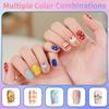 Nail Art Markers Set for painting nails, Quick-Dry DIY Nail Doodle Pens, Gel Nail Drawing Liner Pen Tool for Art Design Home Salon (24pcs)