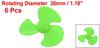 uxcell RC Propellers, Replacement Plastic Propellers for RC Boats and Radio-Controlled Airplanes, 3-Vane, 30mm Diameter, Pack of 6