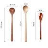 Cuchara larga de madera para revolver, cuchara de madera con mango largo, cuchara de madera para revolver y cocinar, cuchara de madera extendida para cocinar