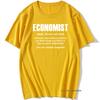 Cool Economist Definition Noun Funny T Shirt Unisex Short Sleeves Hip Hop Vintaged Oneck Cotton T Shirts