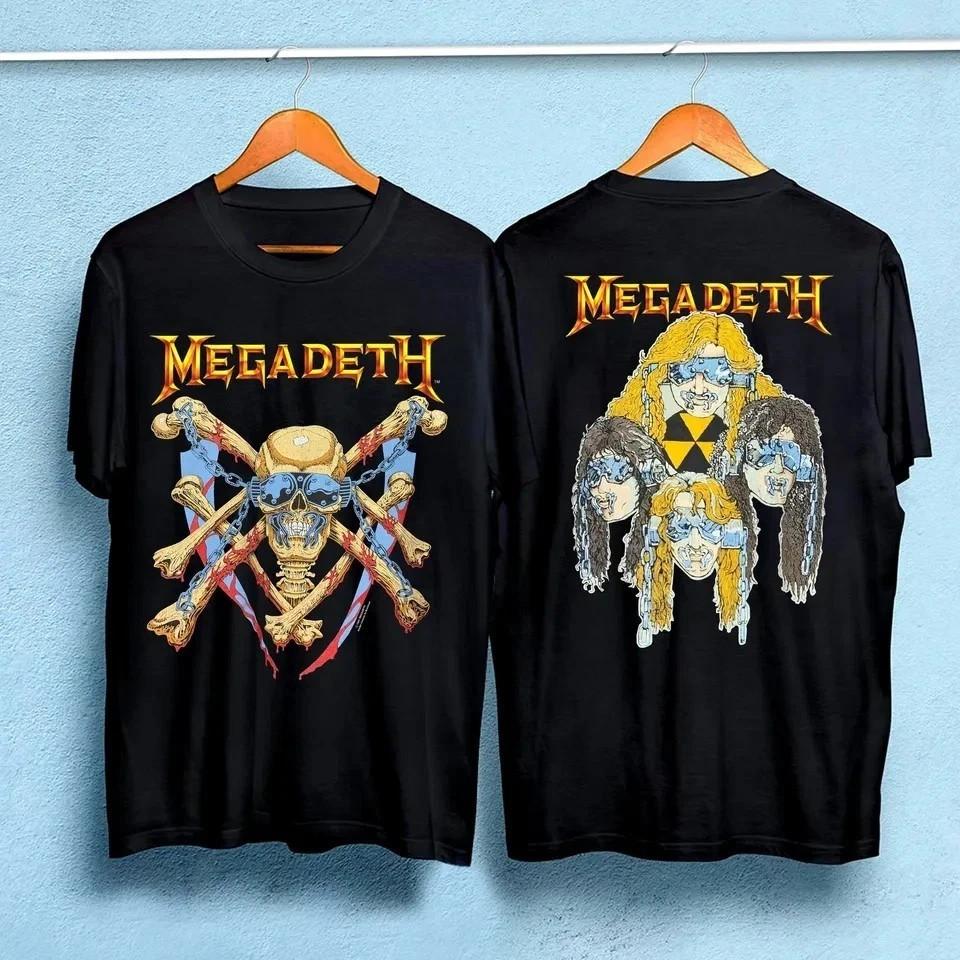 MEGADETH 1991 Vintage Vic Rattlehead Metal T-Shirt S-5XL XXXL