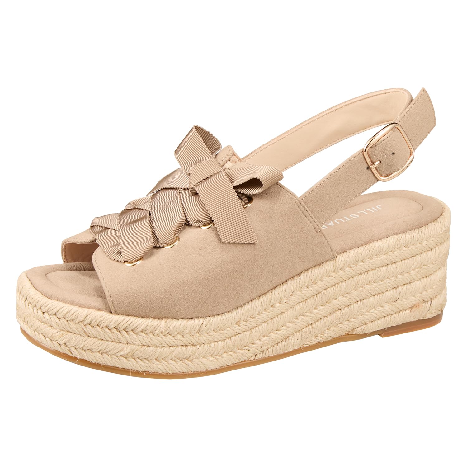 

Сандалии Stuart Espadrille на танкетке со шнуровкой из джута 6555 BGS см E [Jill Shoe] женские 23,0