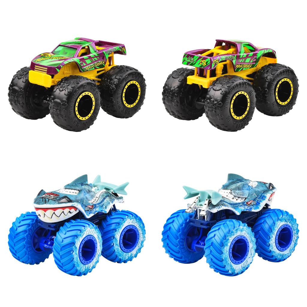 Hot Wheels Monster Truck Assorted Vehicle Mini Ages 164 Toys, Cars, 8-Car Box, 3+, Multi-Purpose, 983J-FYJ44