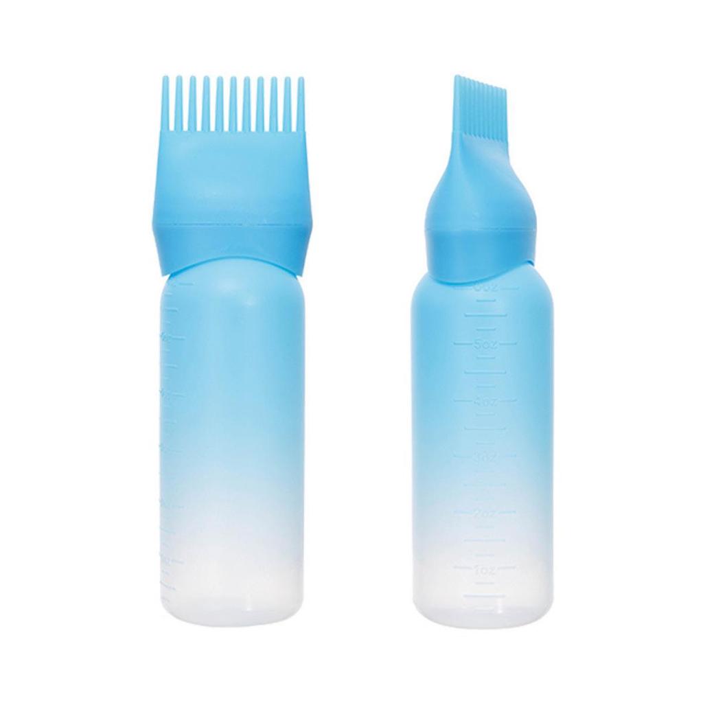 Multi-Color Hair Dye Bottle with Comb & Scale - Easy Press Application