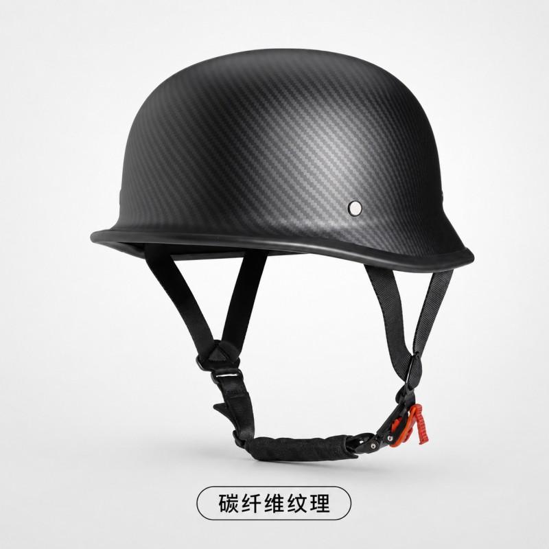 Vintage-Style Half Helmet Motorcycle Scooter ATV Electric Bike Riding With 3C Certification ABS Shell