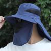 Wide-brimmed Sunhat Sunshade Fishing Hat Mountaineering Jungle  Visor Sunblock Sunhat Sunshade Hat