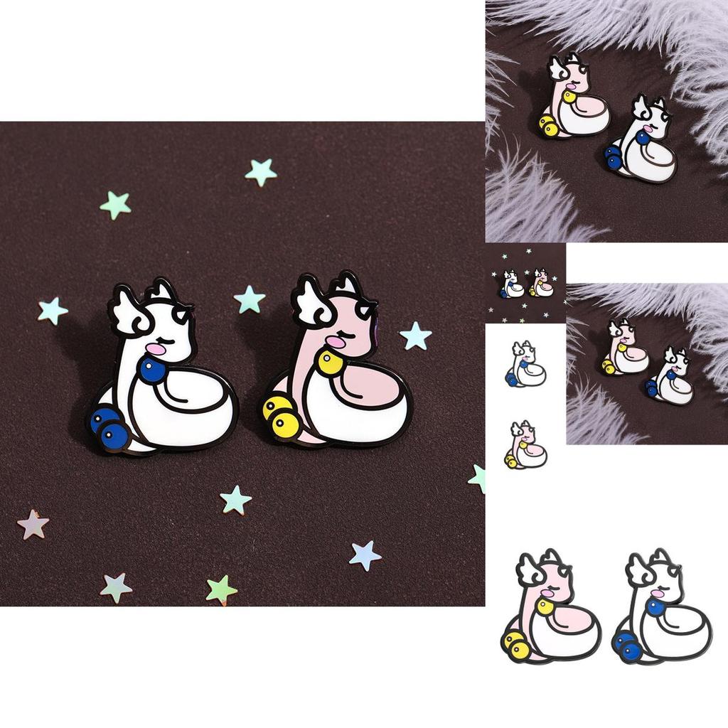 Adorable Cartoon Unicorn Enamel Brooch Pin Cute Magical Creature Badge Accessory
