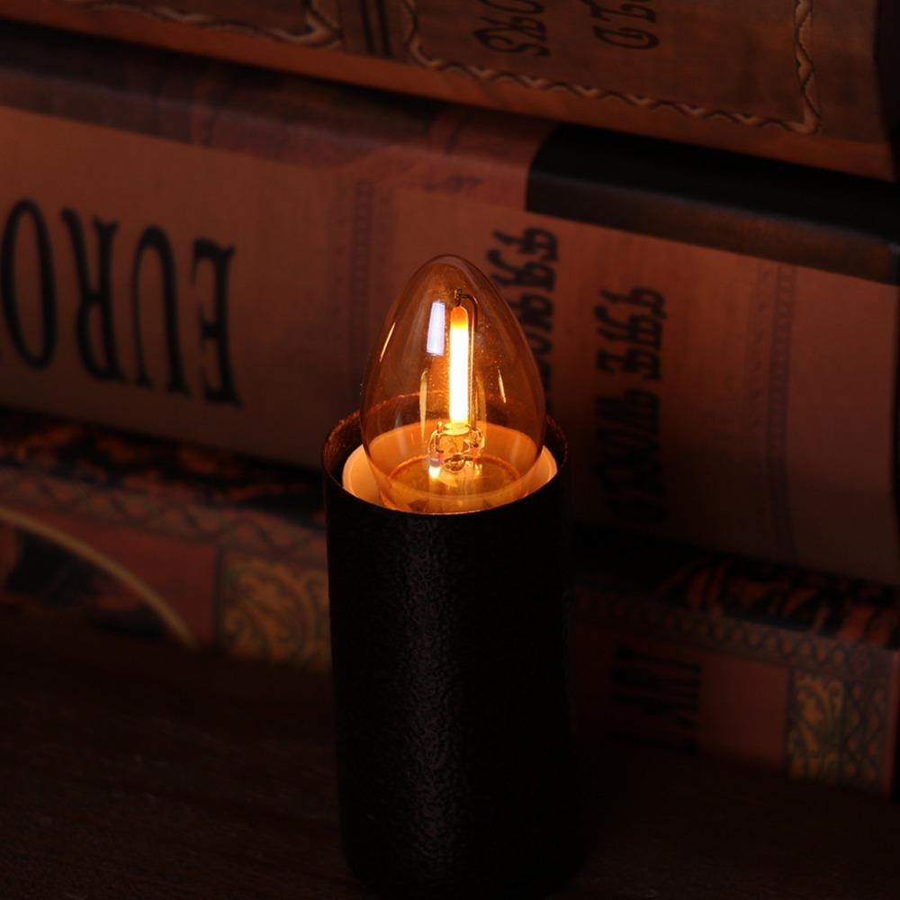 E12 E14 LED Filament Lamp Edison Bulb Lights Retro Lamp 2200K Lighting for Living Room Led Bulbs Warm White AC 220V 110V