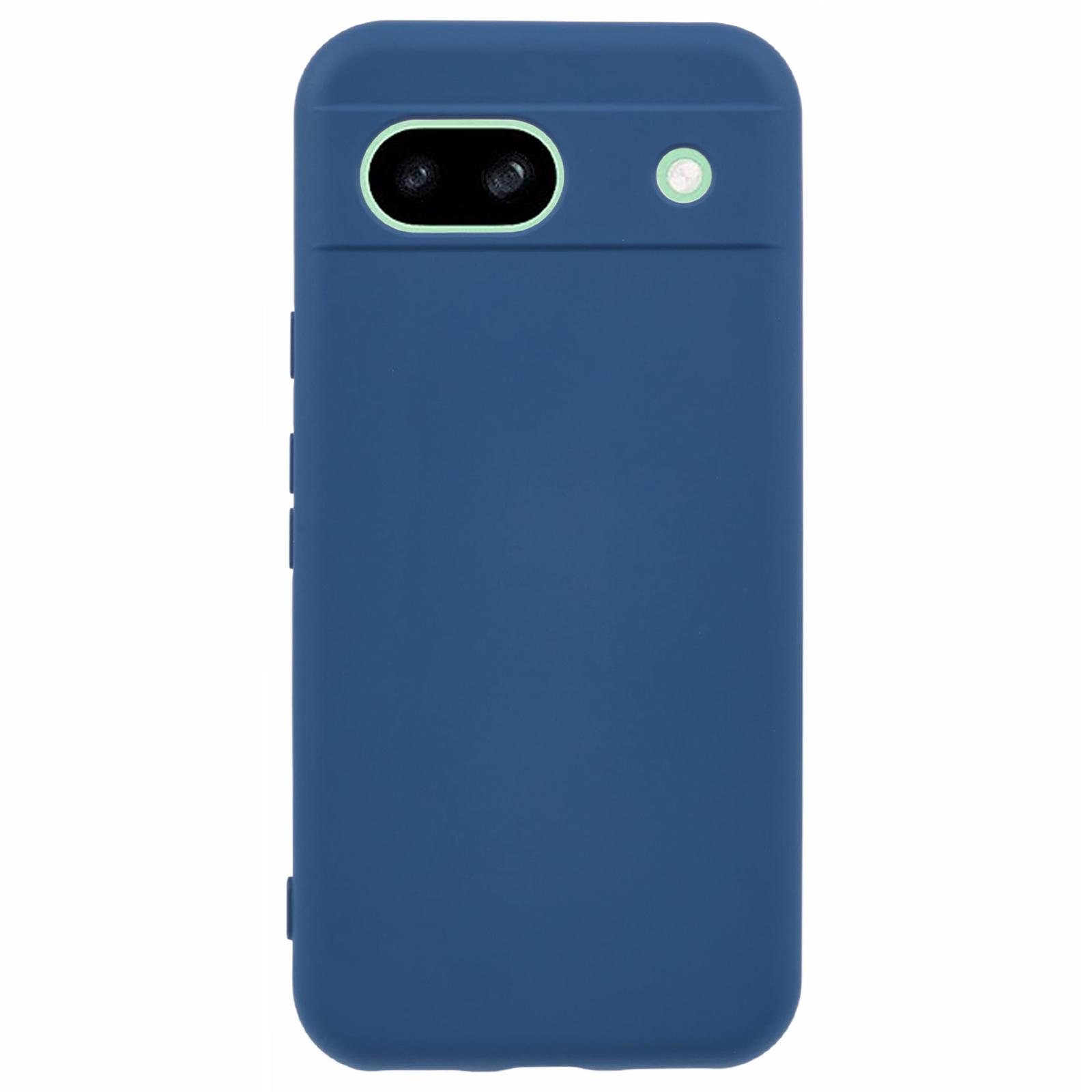 Чехол для Google Pixel 8a Arc Edge 2.0 мм из мягкого на ощупь ТПУ с шелковистым покрытием Blue