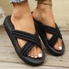 Women's Flip Flops Thick Sole Printed Floral Comfortable Soft Sole  Summer New Fashion Leisure Outdoor Beach Slippers