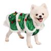 Festive Christmas Tree Hooded Cape Costume Dogs Cats Winter Pet Outfit Plush Cozy Apparel S M L XL