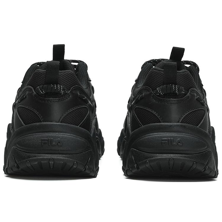 FILA Fluid 4 Cat Paw 4.0 Fabric Low top Casual Shoes Men's Jet Black F12M312101FBK