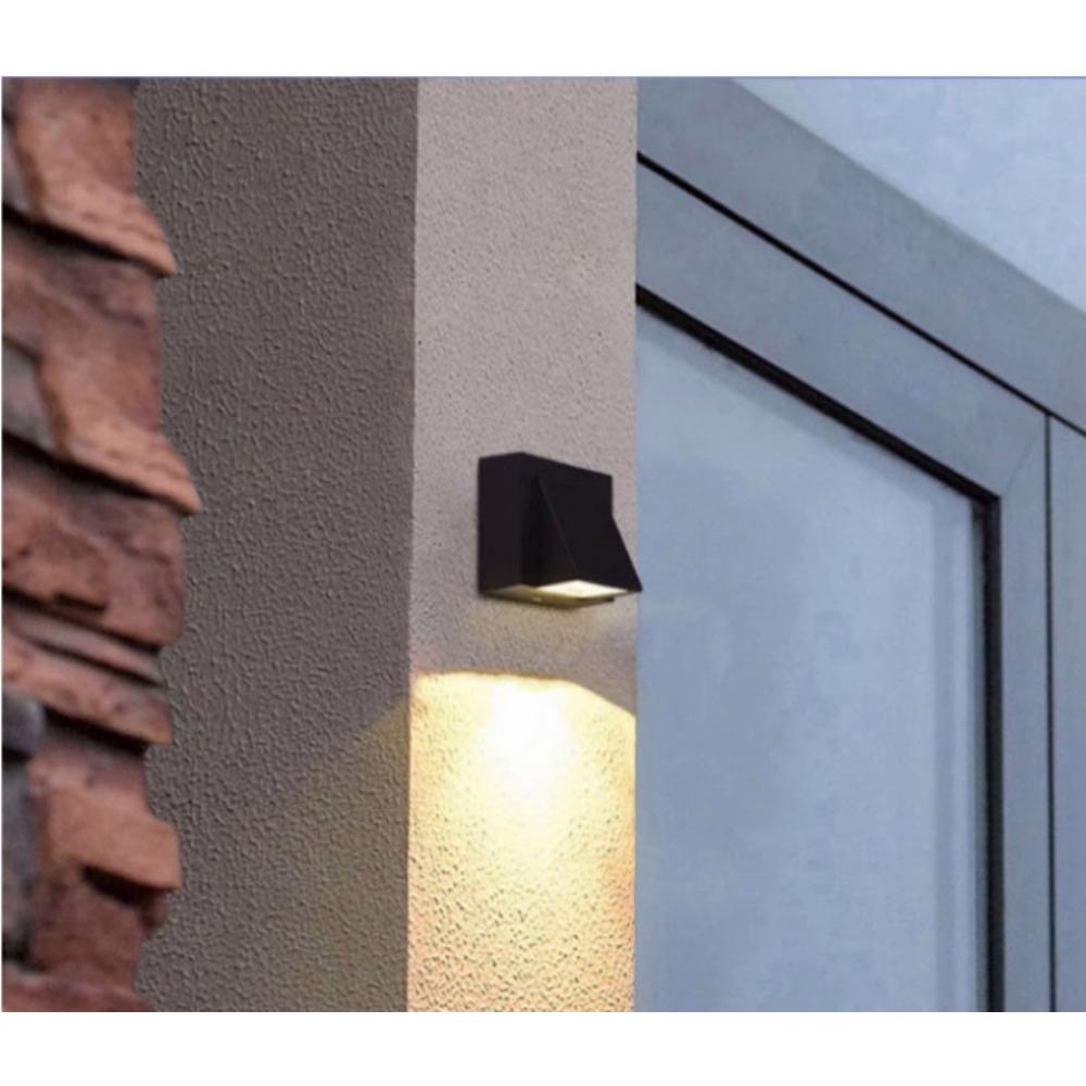 ABS Plastic Balcony Terrace Outdoor Waterproof LED Wall Light Simple Door Exterior Wall Aisle Garden Simple Light