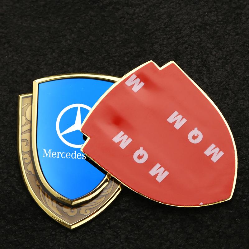3D kovový emblém odznak nálepka na bok blatníku kufru karoserie auta Pro Mercedes Benz W203 W204 W205 W210 W211 W212 W221 W222 CLS CLA CLK