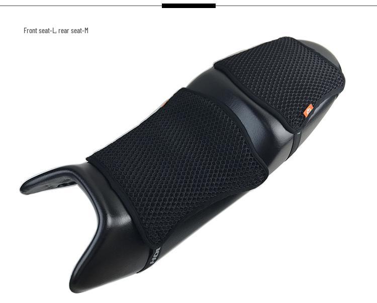 Breathable Motorcycle Seat Cover: Sun Protection & Heat Insulation Mesh Cushion for Cool Summer Comfort