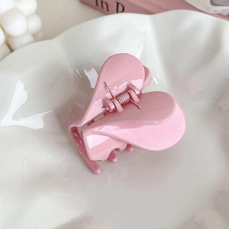UXSL New Sweet Pink Series Hair Claw Acrylic Hairpin Geometry Barrette Crab Hair Clips Headwear for Womens Girl Hair Accessories