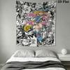 MD Wall Tapestry Aesthetic Wall Hanging Printed Fabric Blanket Decorative Tapestries for Bedroom Living Room Home Decor