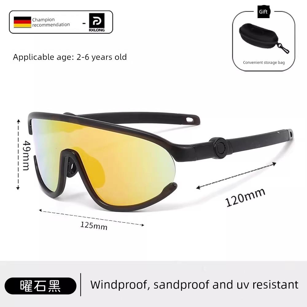 Children's Sunglasses, Sunglasses, Goggles, Outdoor Sports Windproof and Uv-Resistant Cycling Glasses for Boys and Girls, Mountaineering Glasses