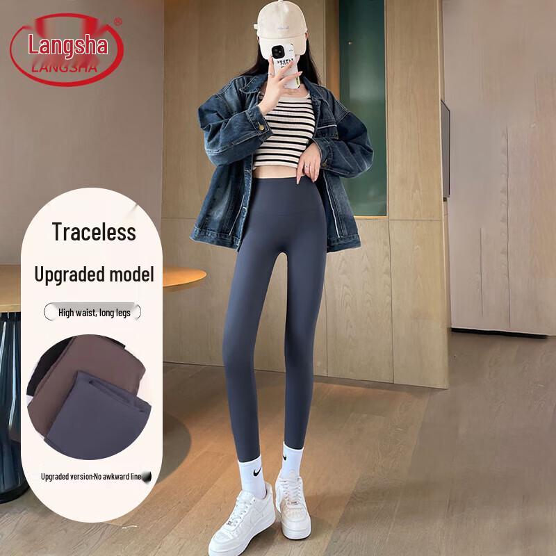 Langsha Women's High-Waist Shark Leggings