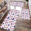 1PC Stars$Stripes Pattern Kitchen Rug Non-Slip Door Mat Pop design Bathroom Rug Bath Mat Carpet for Home Sink Laundry ecoreeree