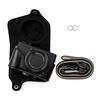 Kinokoo PowerShot G7 X Mark II/G7 X Mark II/G7X2 Camera Case with Tripod Hole and Shoulder Strap (Black)