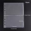 A5 Clear Album Binder Photocards Holder Storage Collesction Sheet Book & Photo Organizer Journal Diary Planner School Stationery