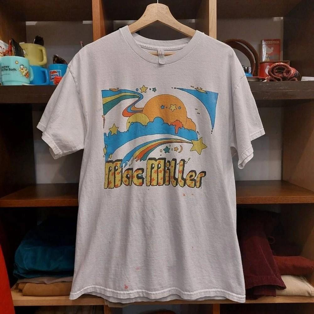 Mac Miller 90-е белая короткий рукав Унисекс классическая футболка перепечатка S-5XL Унисекс футболка L