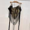 Tassel Triangular Waist Belt Chinese Style Trim Butt Curtain  Clothing Accessories